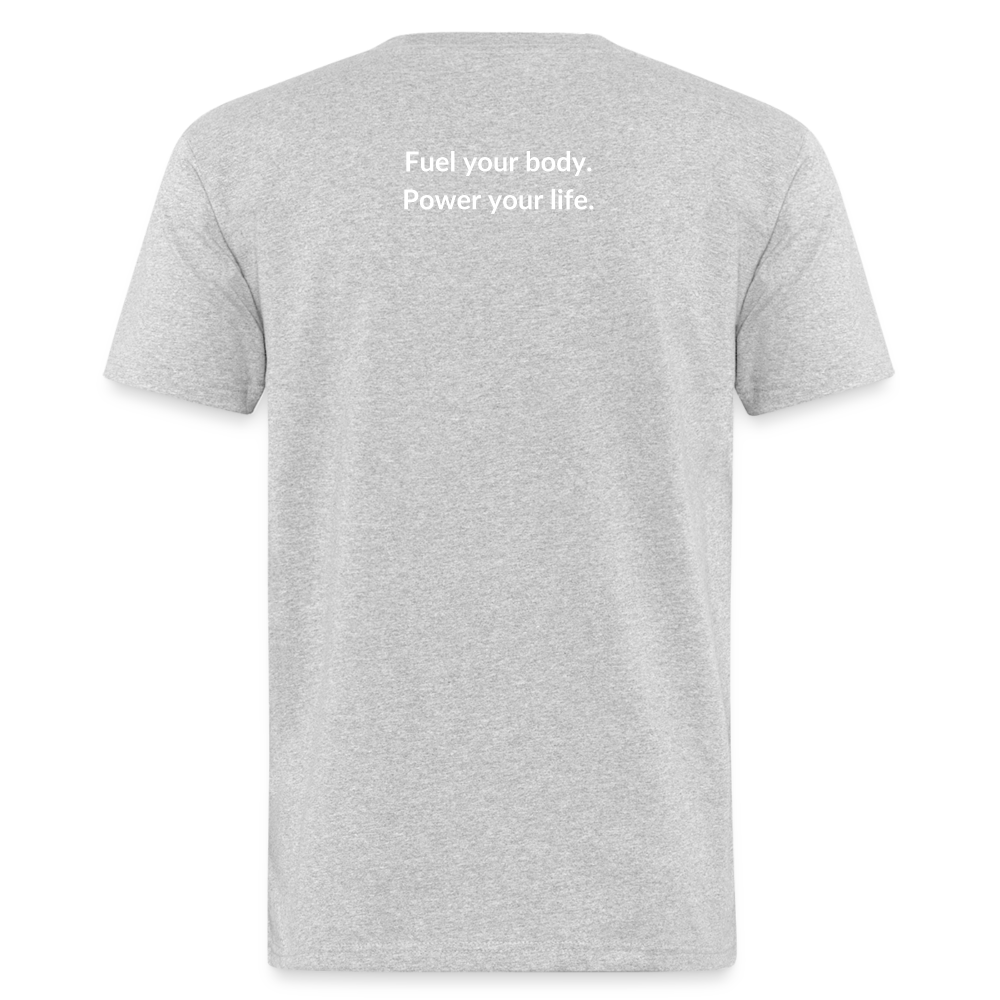 myNUTRADO Signature T-Shirt Organic - Herren - heather grey